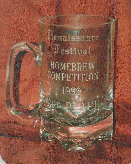 Minnesota Rennisance Festival - Third Place Crystal Mug - Mead