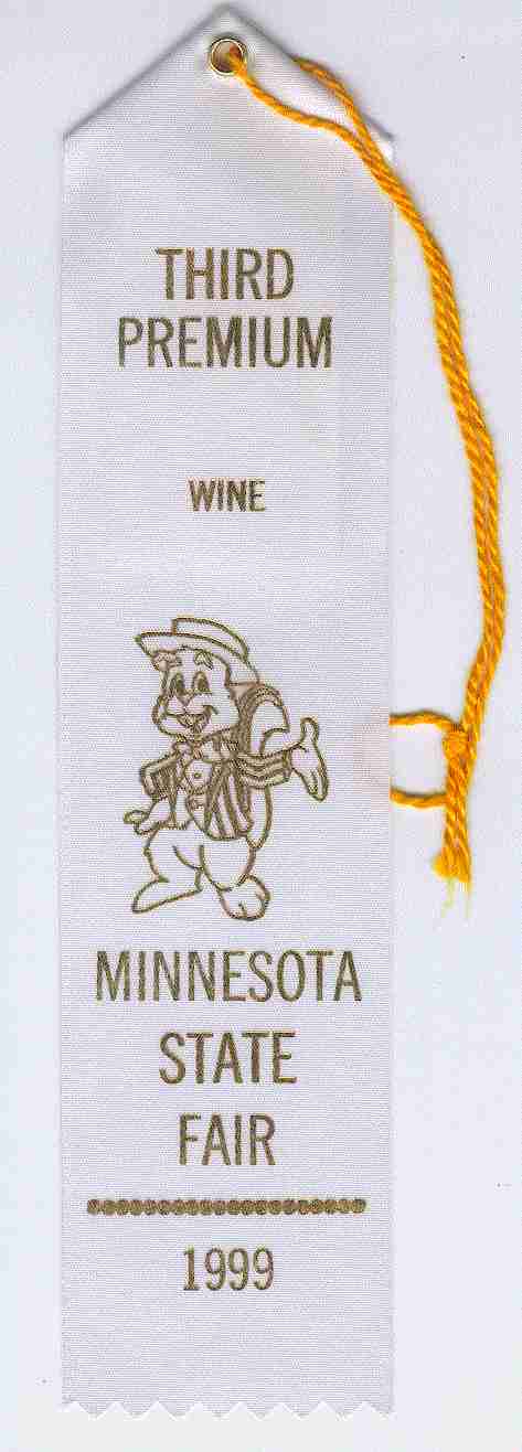 Minnesota State Fair - Third Place White ribbon - Mead