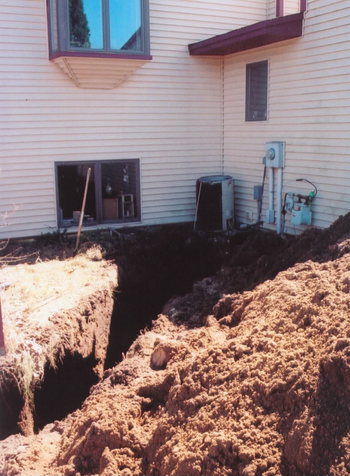 Power
                  & Water come from the house